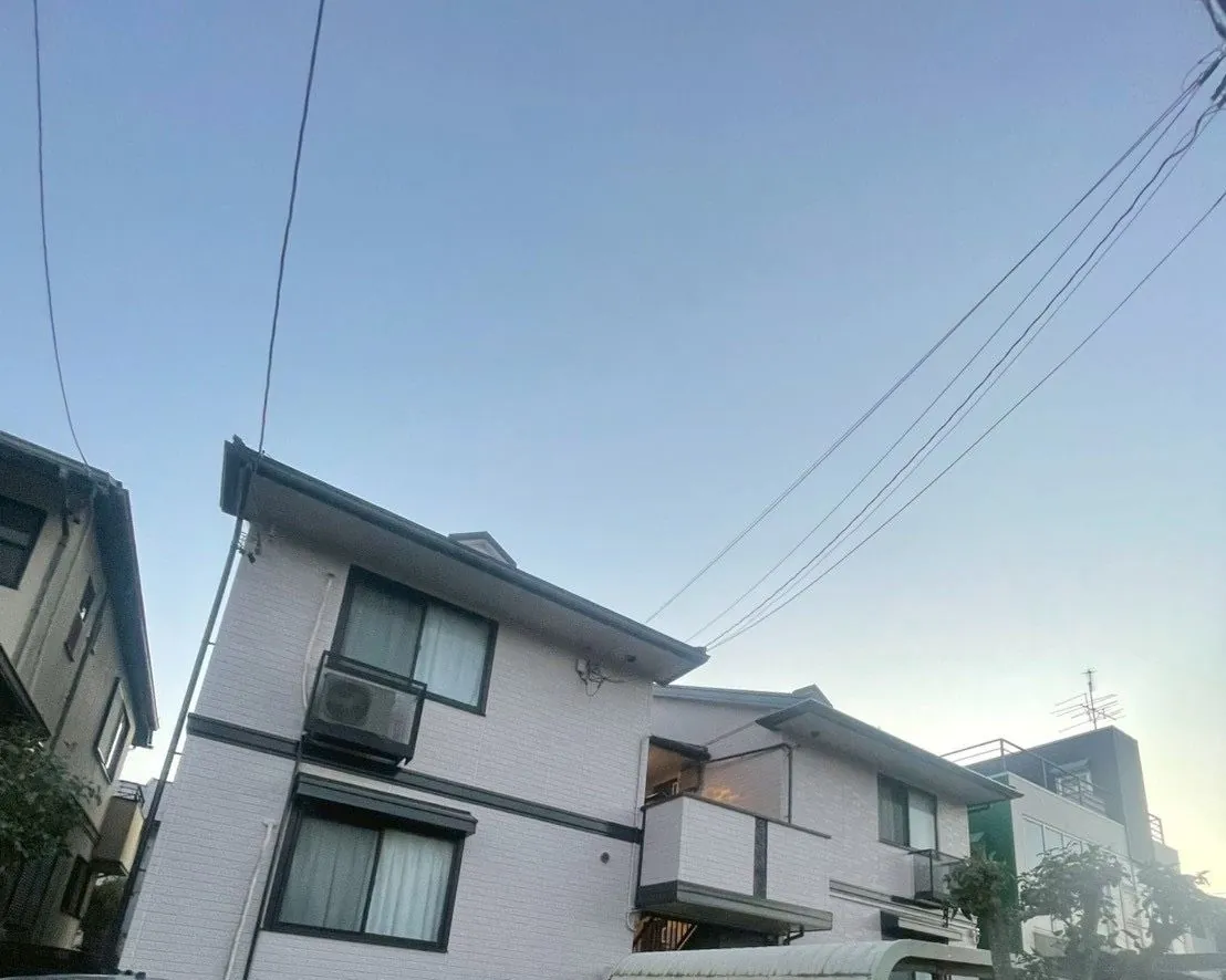 施工後のアパート外観